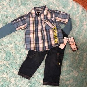 Boys Hurley Outfit Size 12m